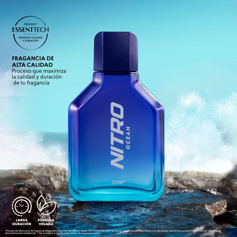 Ocean Colonia Nitro De Cyzone Perfume Para Hombre Nitro Aroma