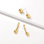 Set-x2-aretes-para-mujer-ba�ados-en-oro-de-24K