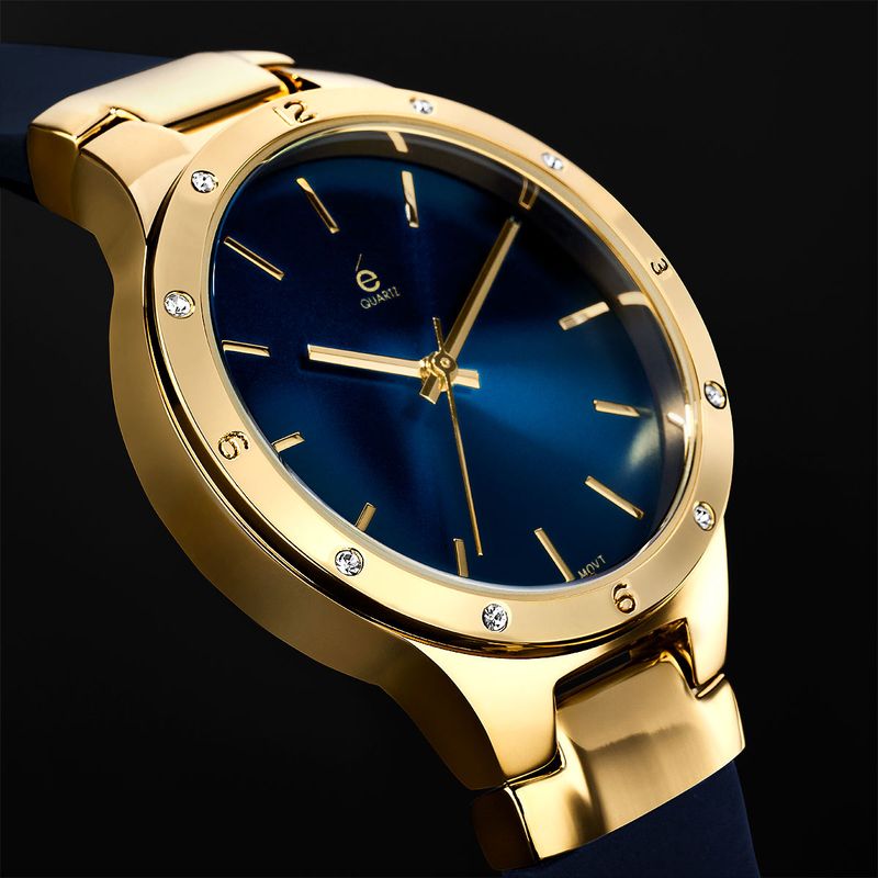reloj-para-mujer-azul-con-detalles-dorados