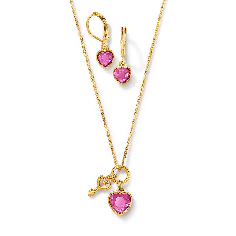 juego-de-collar-y-aretes-con-dije-de-corazon-fucsia