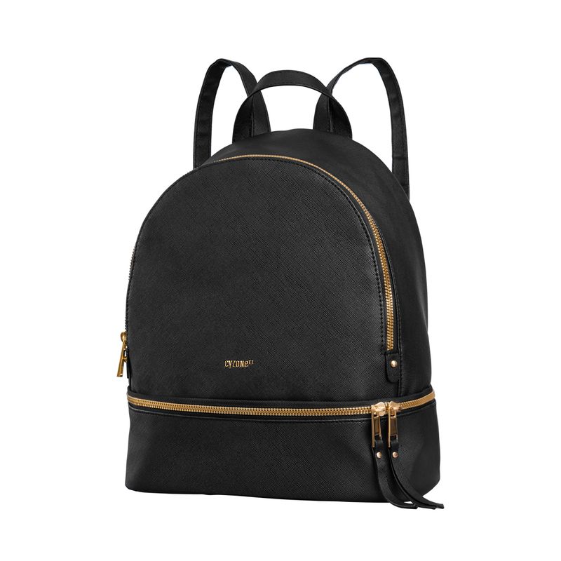 Mochila de cuero negra mujer sale