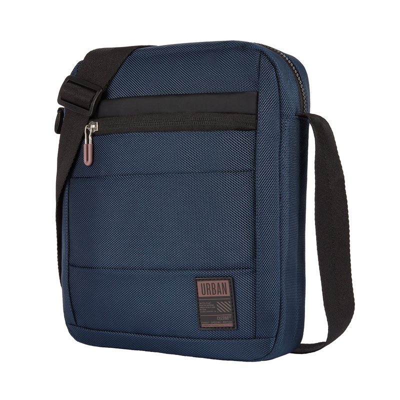 Morral-Hombre-de-estilo-casual-hecho-en-material-de-tela-poliester-de-color-azul-facil-limpieza