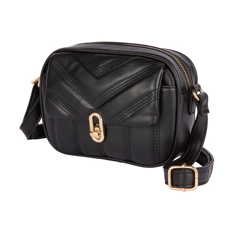 Mini Bolso de Mujer Nishme en Cuero Negro Cyzone Cyzone Mexico