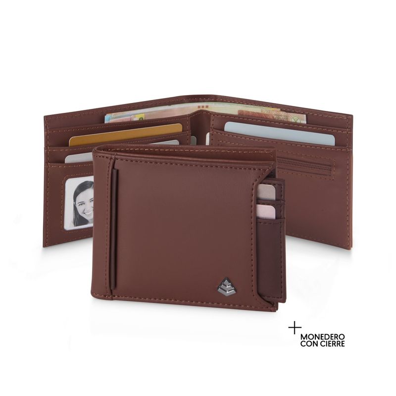 Billetera Hombre Billetera Caballero Cuero Billetera Para Hombre